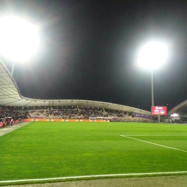 Photo taken at Stadion Ljudski Vrt by Anton C. on 11/17/2015