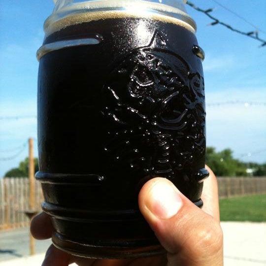 Enjoy a cold beer from a Terrapin mason jar!
