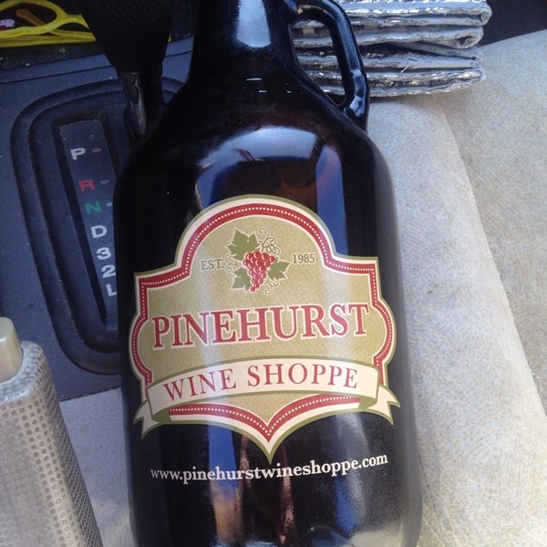 Photo taken at Pinehurst Wine Shoppe by Stan U. on 8/16/2014