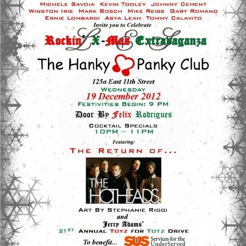 Снимок сделан в The Hanky Panky Club пользователем The Cheeky C. 12/19/2012