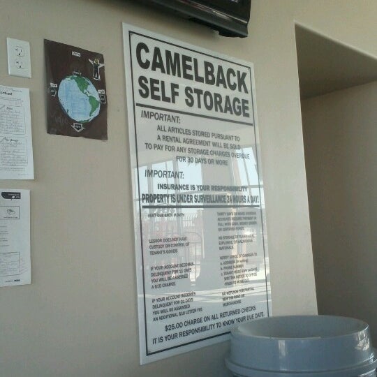 Camelback Self Storage Dandk Organizer