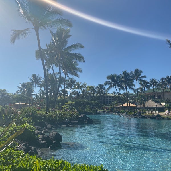 Снимок сделан в Grand Hyatt Kauai Salt Water Lagoon пользователем Chelsea F. 11/1/2019