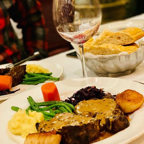 One of the wonderful fillet mignon and wine I have ever had in a lovely and cozy place with nice pictures hanging on the wall. Also, The desserts was so yummy and the manager was so respectful.