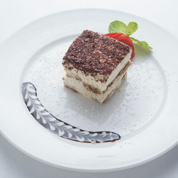 October is National Dessert Month! Join us for one of our favorites- the delectable Tiramisu.