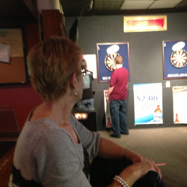 Photo taken at Sharkys Place Sports Bar and Billiards by Peter M. on 2/14/2013