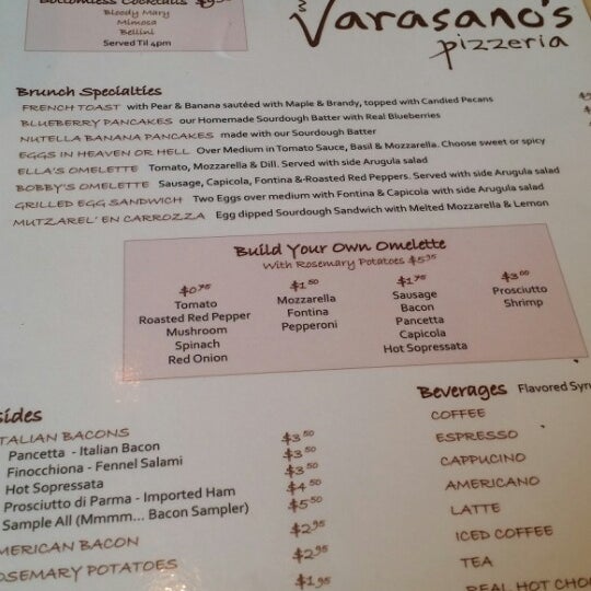 Photo taken at Varasano&#39;s Pizzeria by Samanthia M. on 5/10/2014