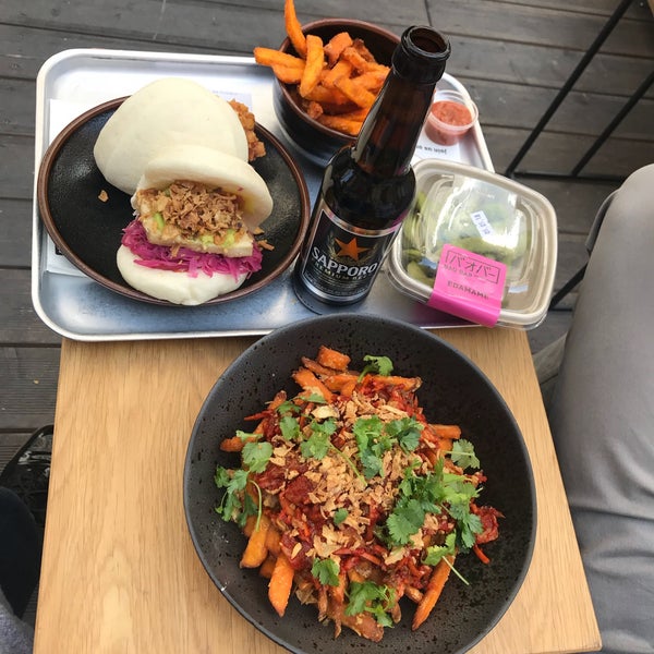 I fell in love with their kimchi sweet potato fries, and their burgers are heaven too 🤤