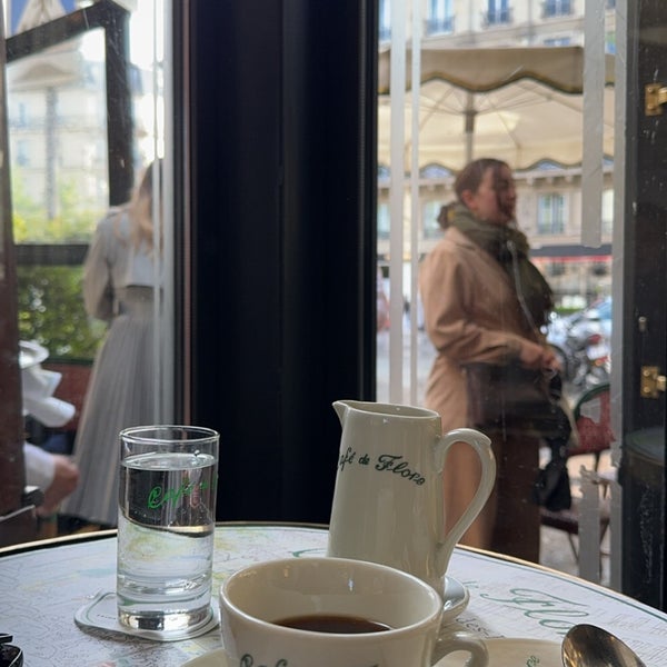 Photo taken at Café de Flore by Gee on 4/16/2024
