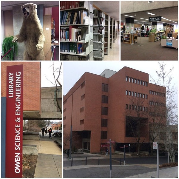 WSU Owen Science & Engineering Library College Library in Pullman