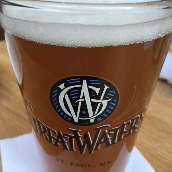 Photo taken at Great Waters Brewing Company by Dan H. on 2/6/2015