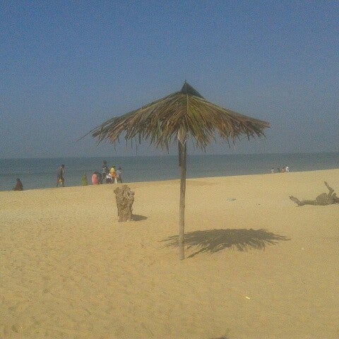 Photo taken at Panambur Beach by Nishanth H. on 10/28/2012