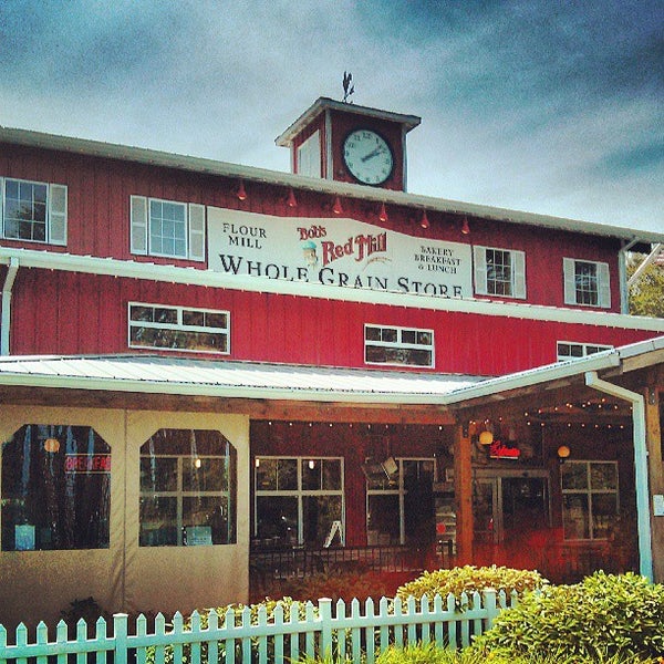 Photo taken at Bob&#39;s Red Mill Whole Grain Store by Andy H. on 6/15/2013