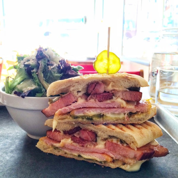 Not a salad guy but this changed me! Get the salad, the sandwiches are filling enough! HIGHLY RECOMMEND the Hogtown Cubano - see what I mean: