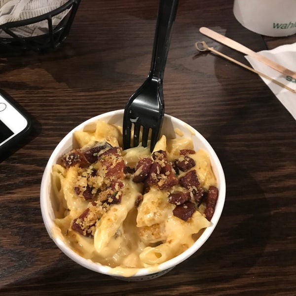 Try the Smoked Bacon Mac N Cheese.