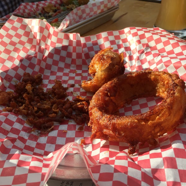 Awesome onion rings.