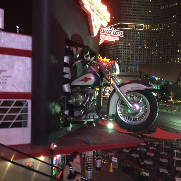 Be sure to take a photo of the giant motorcycle on the front of the restaurant, just in case nobody else has.