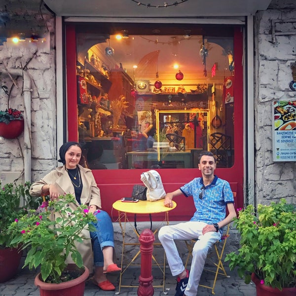 Photo taken at Başak Cafe by Özgür S. on 9/16/2019