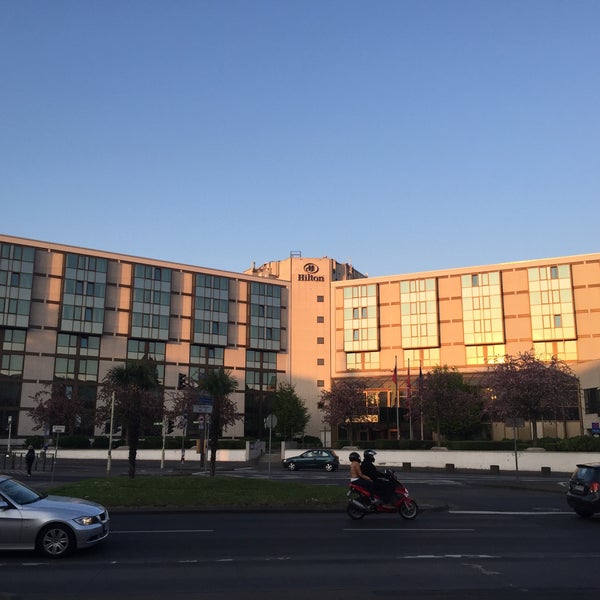 Photo taken at Hilton Mainz by Fahad A. on 4/23/2015