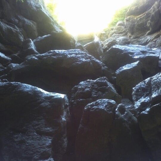 Photo taken at Cueva del Gato by QQ on 10/13/2012