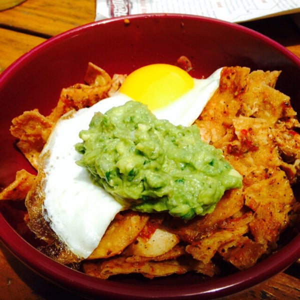 Try the duck chilaquiles with a side of bottomless mimosas