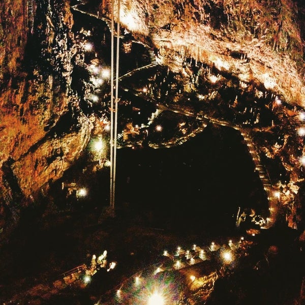 Photo taken at Grotta Gigante by Isabella T. on 8/15/2015