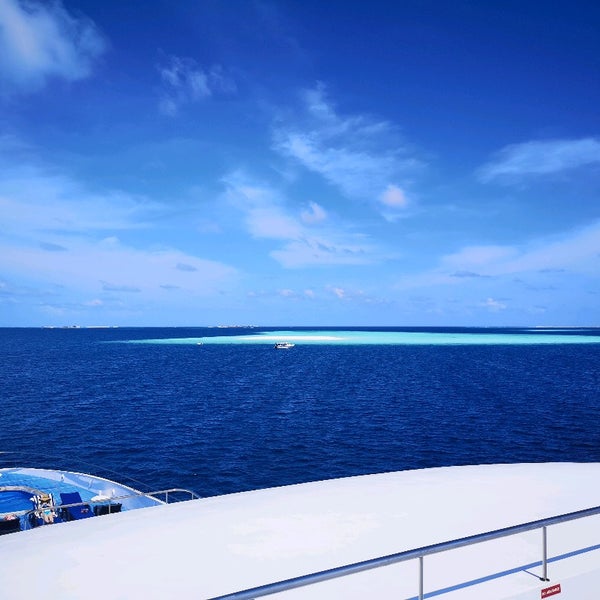 In the middle of the ocean. In the middle of the ocean