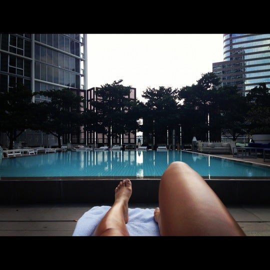 Photo taken at Viceroy Miami Hotel Pool by Radha C. on 11/5/2012
