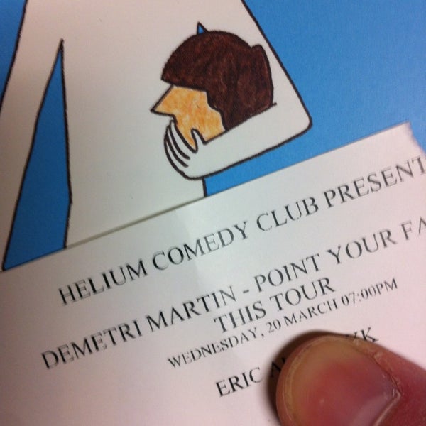Photo taken at Helium Comedy Club by Eric on 3/21/2013