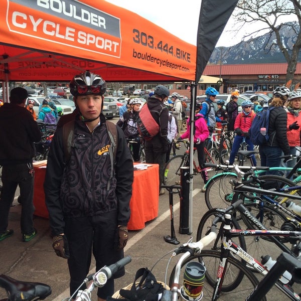 Photo taken at Boulder Cycle Sport by Mark C. on 11/23/2014