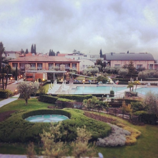 Photo taken at Hotel Caesius Terme &amp; Spa Resort by Olga L. on 2/2/2013