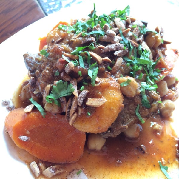 Moroccan lamb tagine is pretty good! Available Wed to Sat.