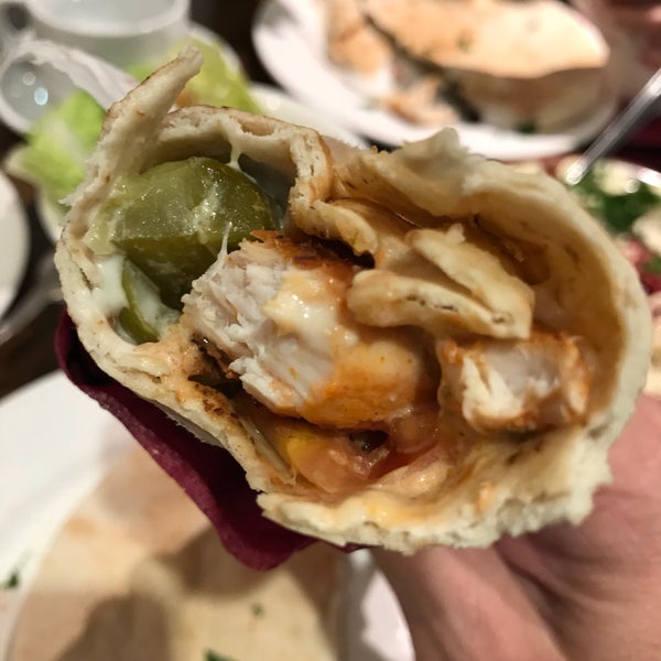 Shish tawouk wrap is the best chicken sandwich in town... And it's been that way for 20 years
