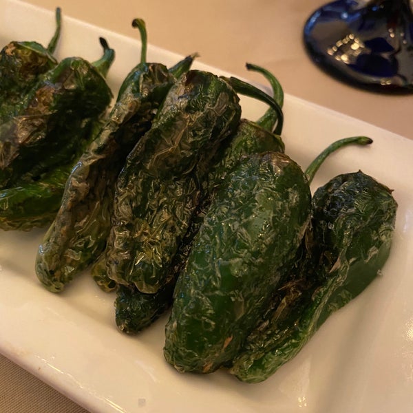 Padron peppers are a great snack! Larger portion here than at most places