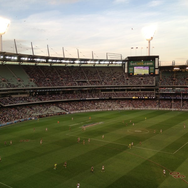 Photo taken at Melbourne Cricket Ground (MCG) by Jill W. on 4/27/2013