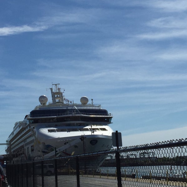 Photo taken at Boston Black Falcon Cruise Terminal by Ooshie M. on 8/7/2015