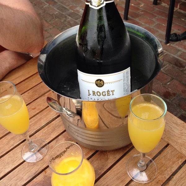Magnum of champagne and carafe of oj for brunch is only $25...A-mazing!