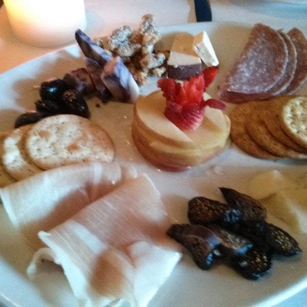 The cheese platter was absolutely delicious.