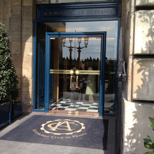 Automobile Club de France Social Club in Paris