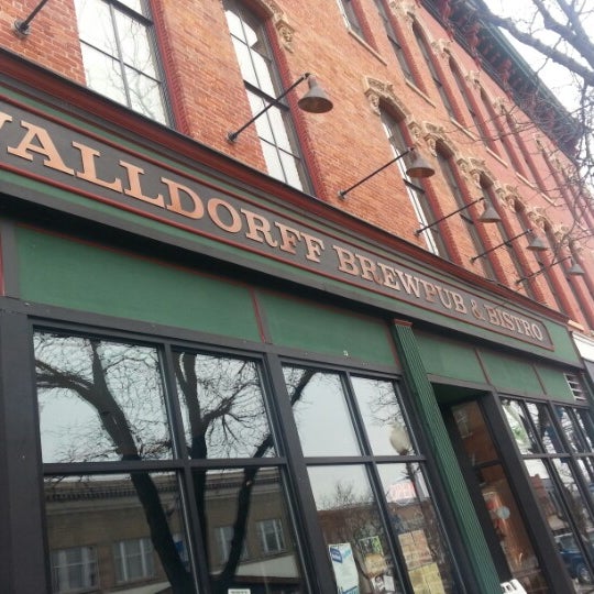 Photo taken at Walldorff Brewpub &amp; Bistro by Jared B. on 4/6/2013