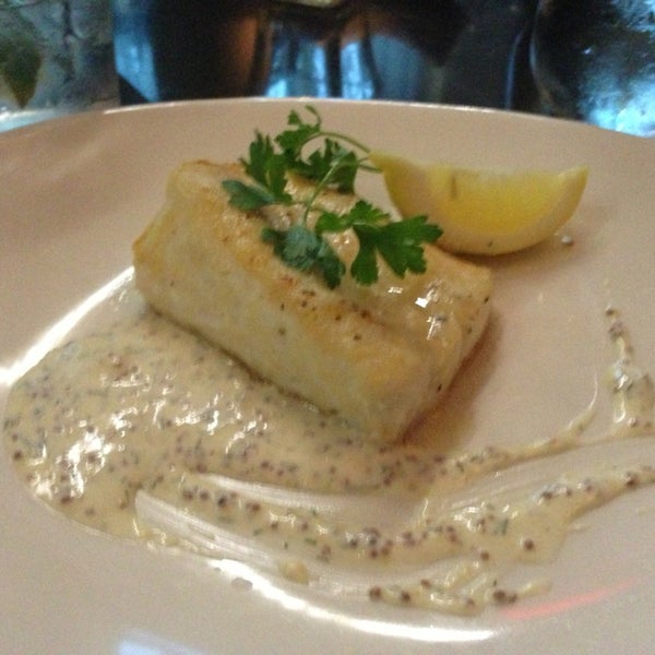 Halibut with the mustard dill is all that is right with this world