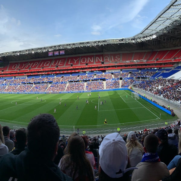 Photo taken at Groupama Stadium by Nicolas B. on 4/21/2019