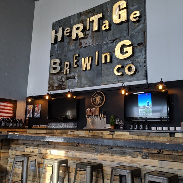 Photo taken at Heritage Brewing Co. by Ryan M. on 5/30/2019