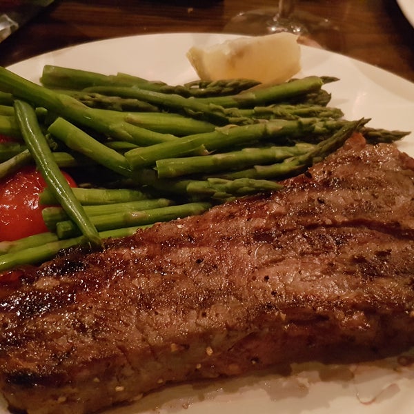 New York steak is amazing.