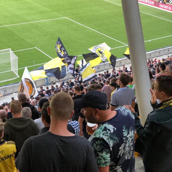 Photo taken at Parkstad Limburg Stadion by Gideon B. on 8/17/2018