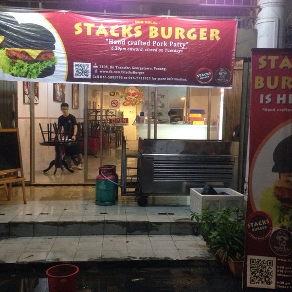 Stacks Burger has moved to Transfer Road Penang!