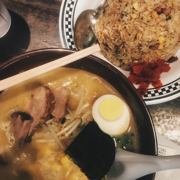Be sure to add in the butter cube to get the full experience of a genuine Hokkaido ramen!