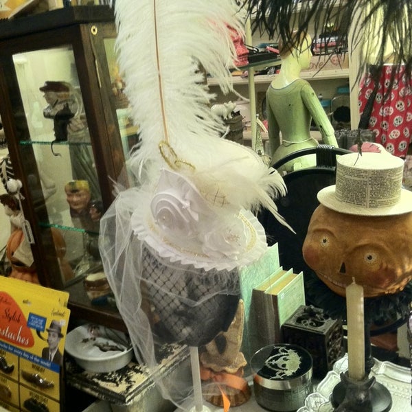 Such awesome, unique Halloween hats and decorations!