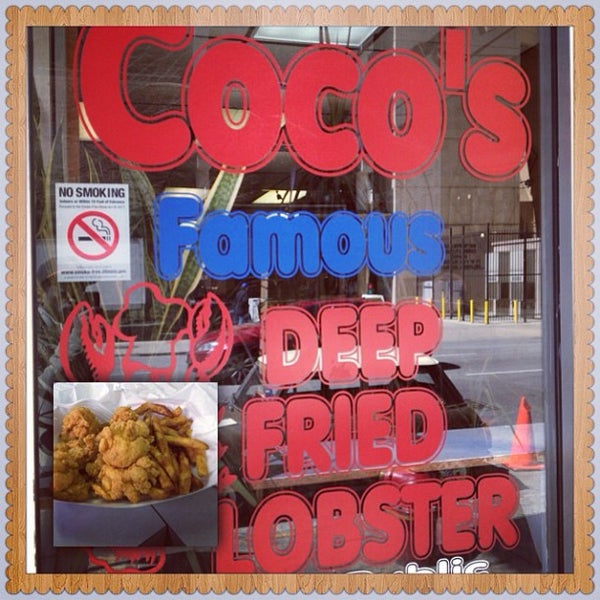 Photo taken at Coco&#39;s Famous Fried Lobster by Gabe on 4/5/2013