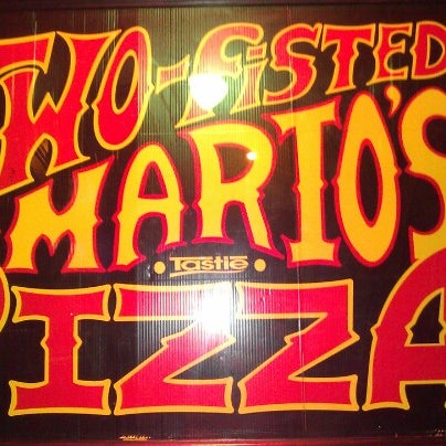 Photo taken at Two Fisted Mario&#39;s Pizza by El R. on 9/27/2012