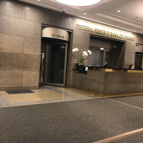 10/11/2018 tarihinde Fatih T.ziyaretçi tarafından Federal Reserve Bank of Chicago'de çekilen fotoğraf